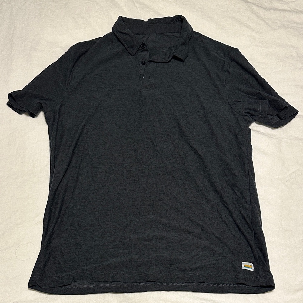 Vuori Charcoal Polo Shirt